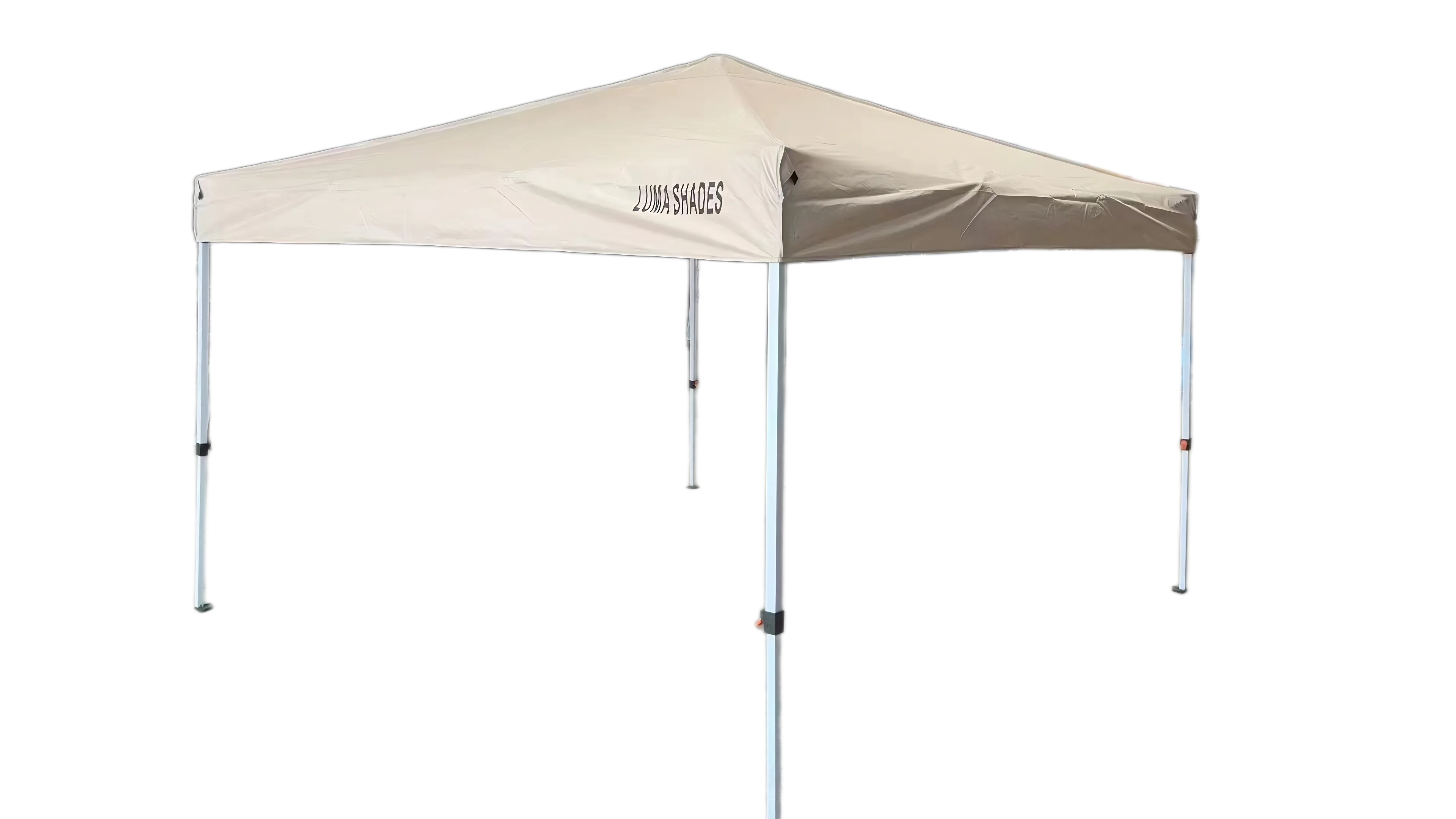 LUMA SHADES 10x10 Pop Up Canopy Tent with Vent, Easy Set Up Tent, Instant Sun Shelter Canopy  for Parties, Beach, Outdoor, White