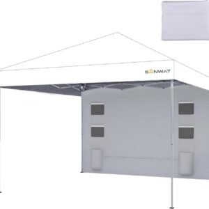 SANWAY Sunwall for 10x10 Canopy Tent, Sidewalls only 1 Pack - Off-White