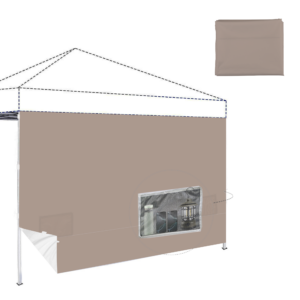10x10 Canopy Sidewalls,1Pack - Beige-V3