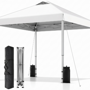 SANWAY 10x10 Pop Up Canopy Tent, Black