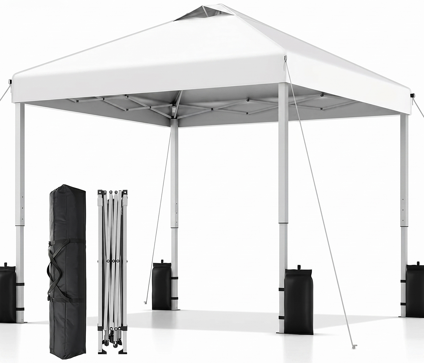 SANWAY 10x10 Pop Up Canopy Tent, Black
