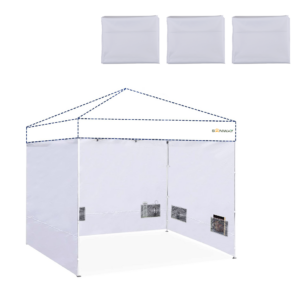 SANWAY Instant Canopy Tent Sunwall Silver, 3 Pack Sidewall Only, White