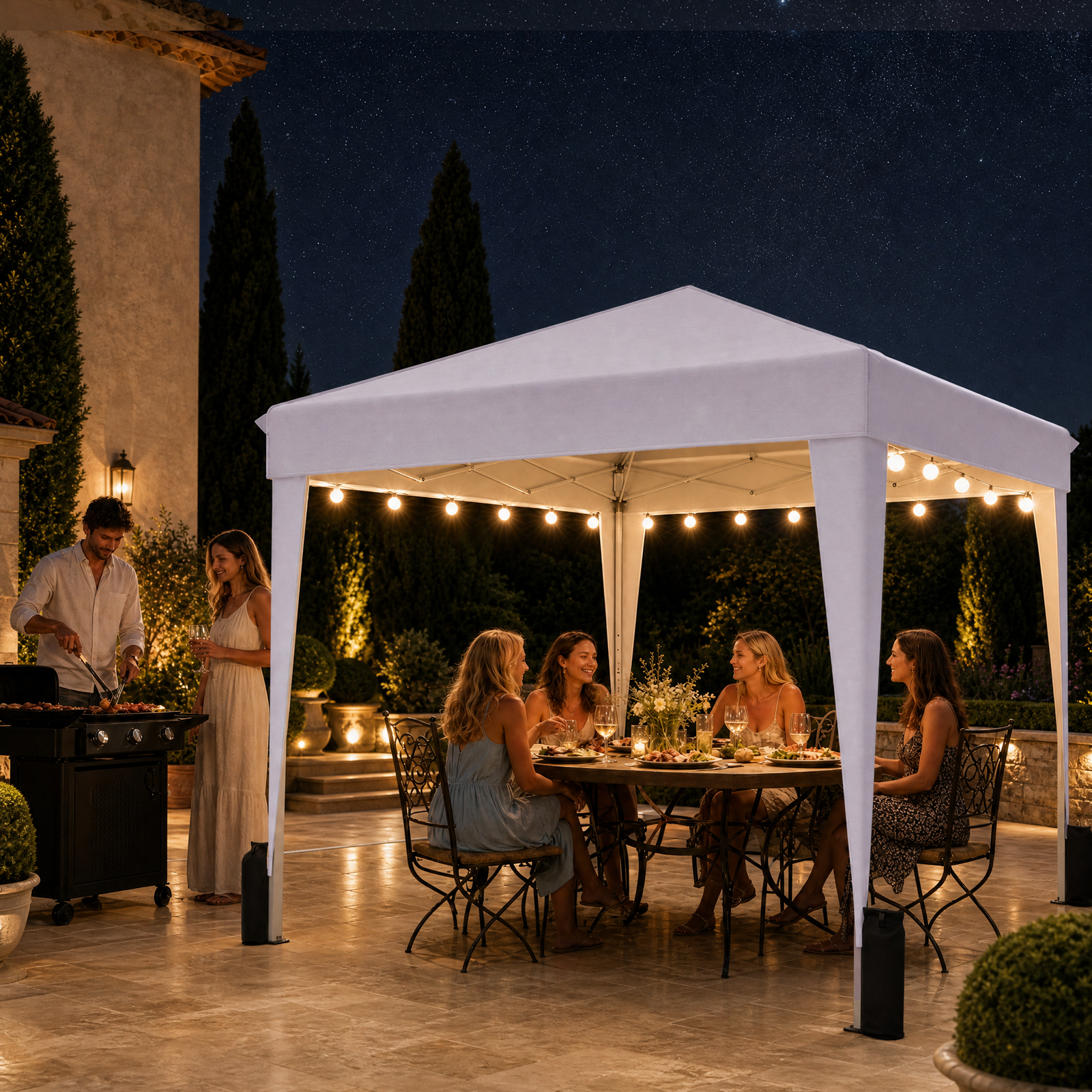 SANWAY 10x10 Pop Up Canopy with Sidewalls, Easy Setup Instant Canopy Tent, Portable with Carry Bag for Outdoor Events - Image 6